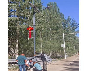 阿合奇太阳能路灯安装